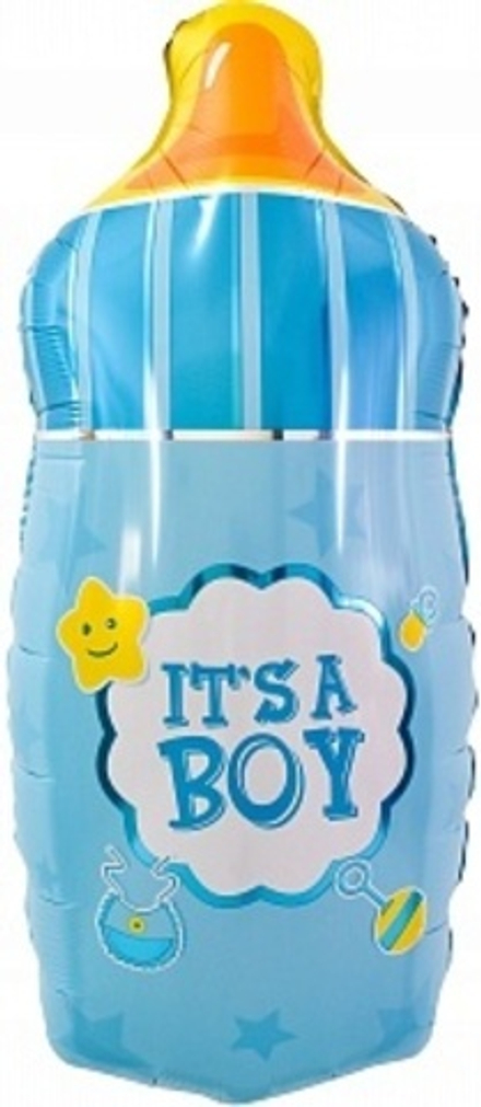 К Фигура Бутылочка для малыша мальчика Голубой (29''/74 см)