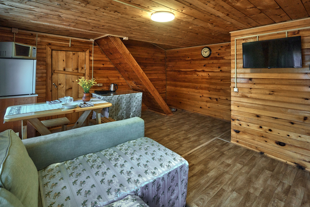 Летний домик из кедра с баней