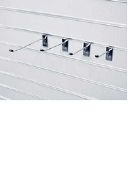 Крючок в экономпанель F290 (100мм хром)