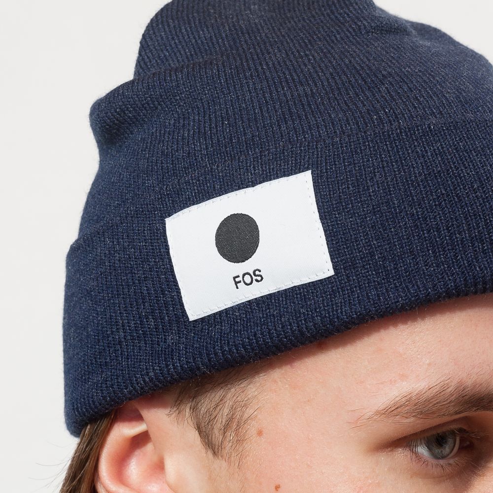 Шапка FOS Тёмно-Синий Меланж