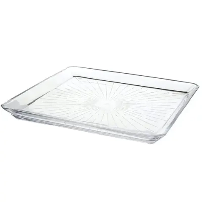 Блюдо сервировочное стеклянное 24*24см «MADLEN» 68683