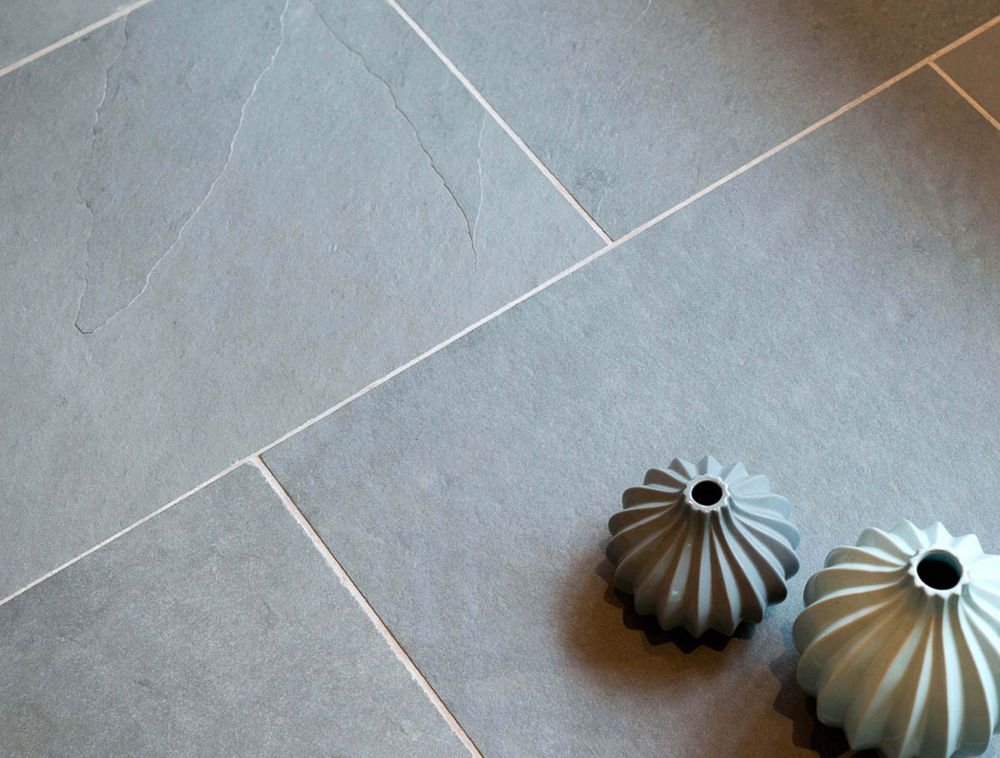 Плитка-сланец серый, натуральный скол Pharaon 600x600x10