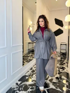 Костюм кожаный УК-1130-2 Фабрика Моды