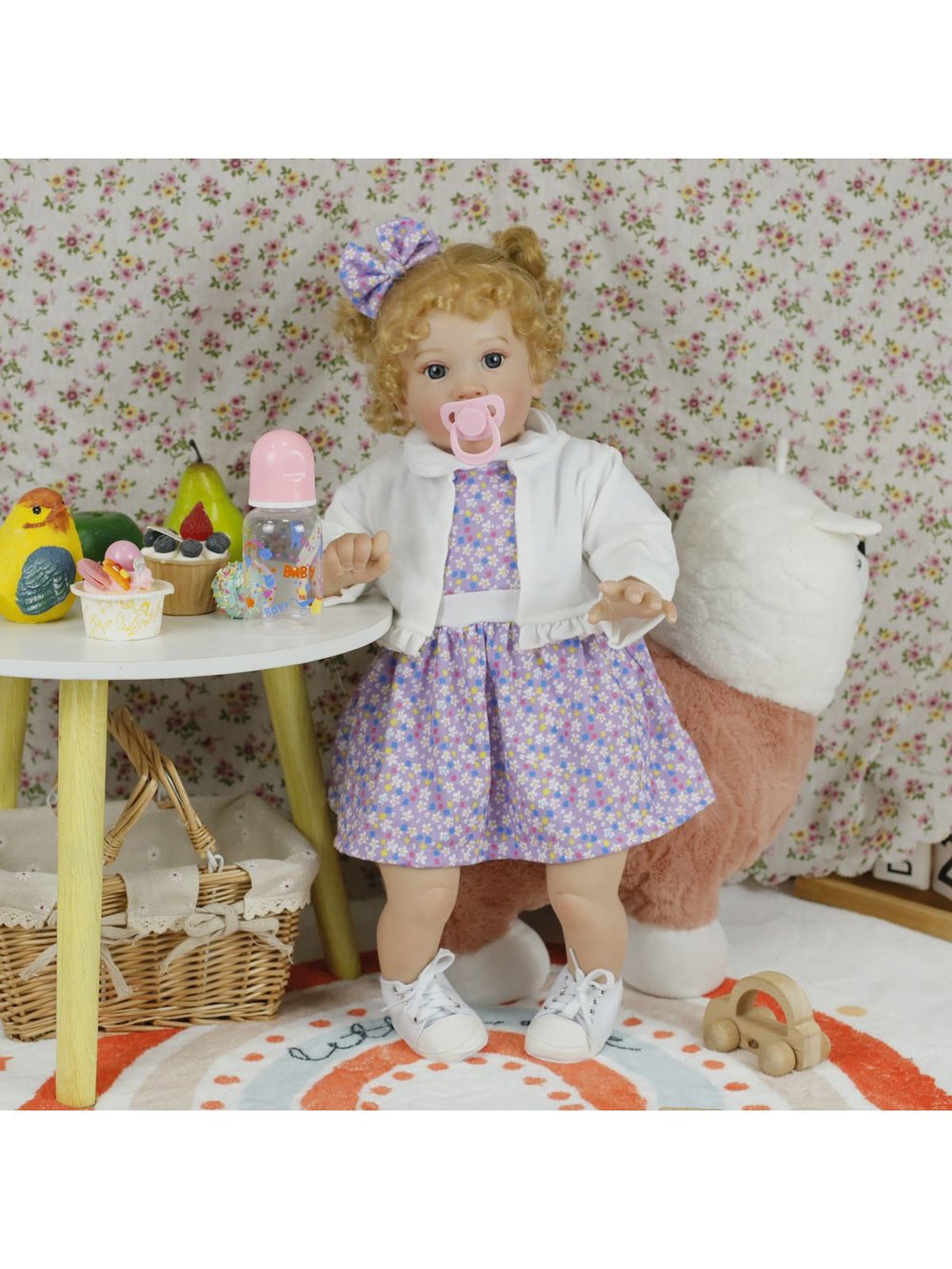 Кукла Реборн мягконабивная LifeReborn 60см (LR-019)