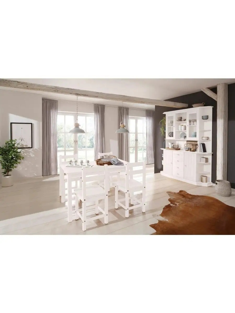 Стол обеденный Индра из сосны