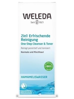 WELEDA Освежающее очищающее средство 2 в 1 для нормальной и смешанной кожи 100 мл