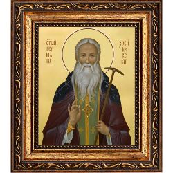 Герман Зосимовский (Гомзин) преподобный. Икона на холсте.