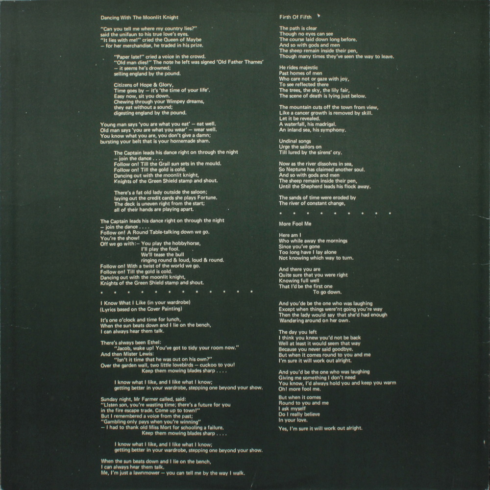 Genesis / Selling England By The Pound (LP)