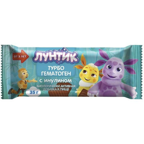 Гематоген детский Турбо с инулином «Лунтик», 35 г