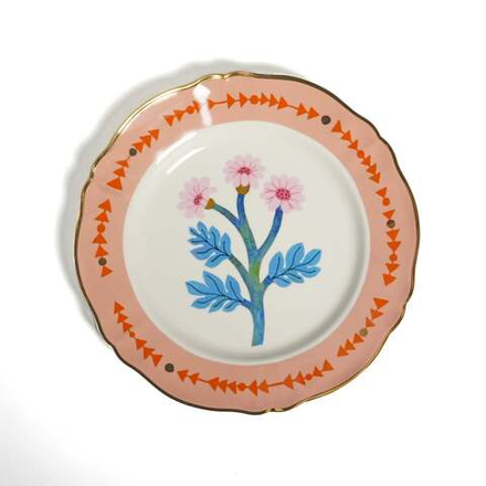 Тарелка обеденная Bitossi Home Botanica Pink (26.5 см)