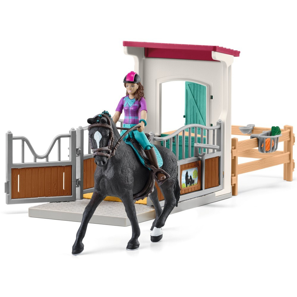 Schleich Конный клуб - Лошадиная коробка с Лизой и Штормом 42709 / артикул   42709  / GTIN 4059433855219