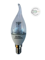 Светодиодная LED лампа CA37 6W E14 нейтр. пр 5шт