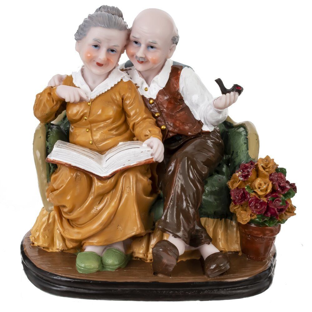 GAEM Фигурка декоративная "Бабушка с дедушкой", L16 W12 H15,5 см