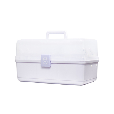 Органайзер для хранения мелочей, вещей, ящик для инструмента IRIS KIT BOX 40 (Light purple)