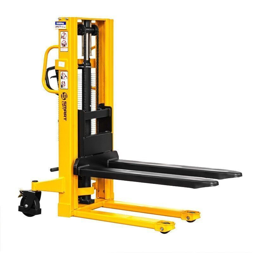 Ручной гидравлический штабелер SDJ 1520 (1500 кг; 2 м; фиксированные вилы) SMARTLIFT (SMART)