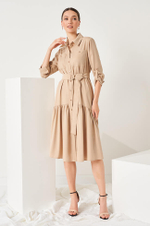 51474 Платье женское (бежевый)