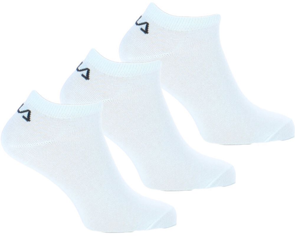 Теннисные носки Fila Invisible Socks 3P - white