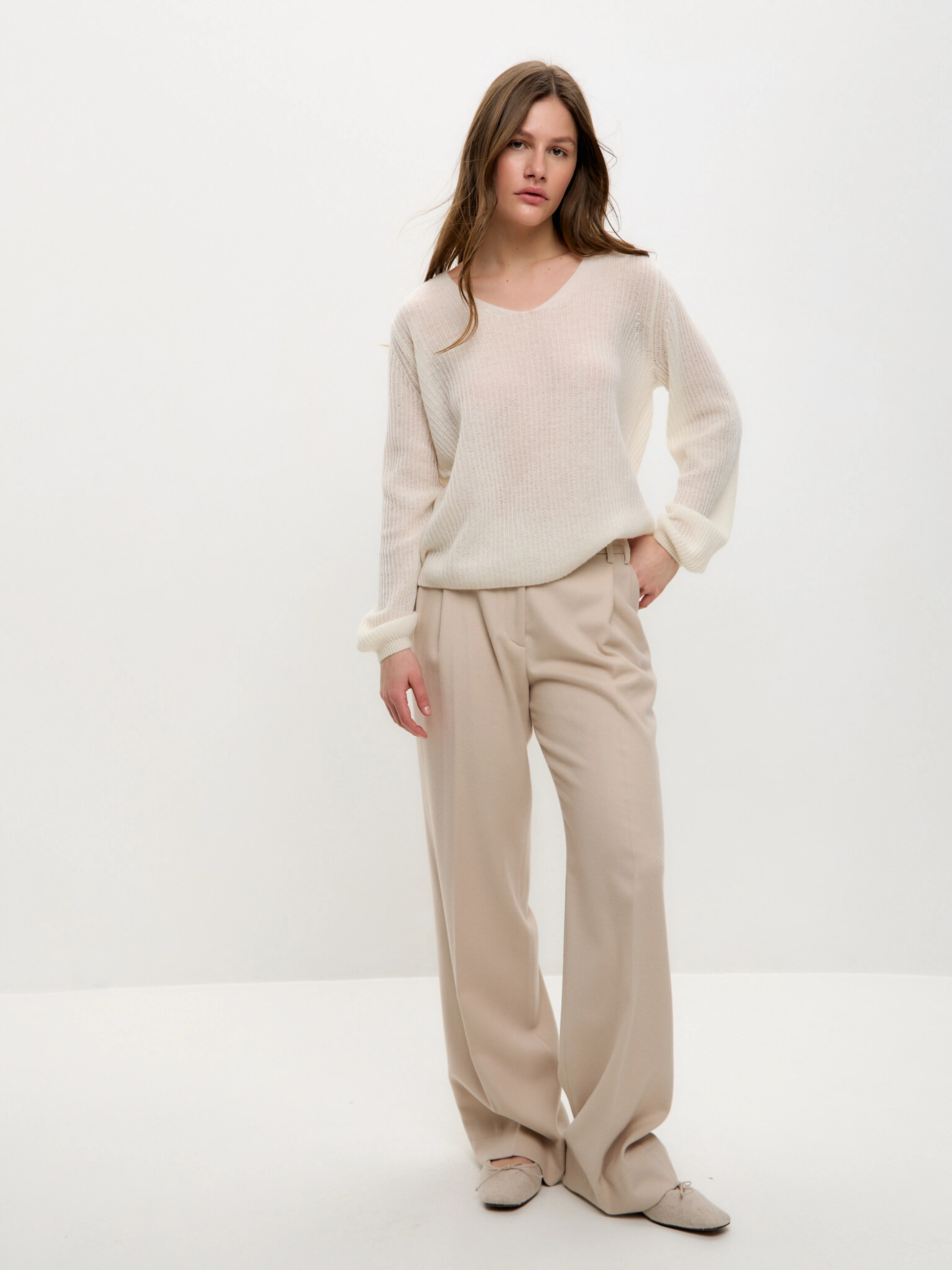 Кашемировый пуловер