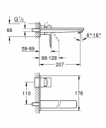 Смеситель для раковины Grohe Lineare New 23444001