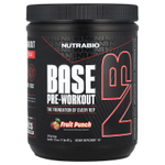 NutraBio, Base Pre-Workout, Fruit Punch, 497 г (1,1 фунта)