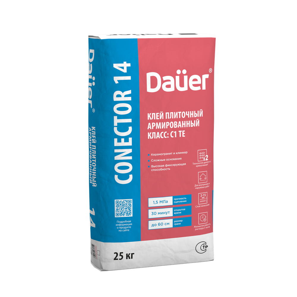 Dauer CONECTOR® 14 Клей Армированный С1 TЕ Dauer CONECTOR® 14 Клей Армированный С1 TЕ