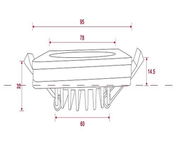 Встраиваемый светильник Maytoni Technical DL303-L12W