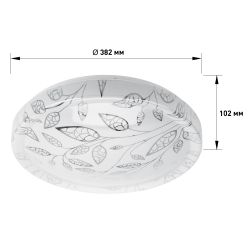 Светильник потолочный светодиодный ЭРА SPB-6-36-4K Syuzi без ДУ 36Вт 4000K 1850Лм