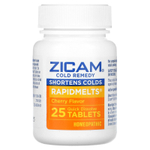 Zicam, Cold Remedy, RapidMelts, вишня, 25 быстрорастворимых таблеток