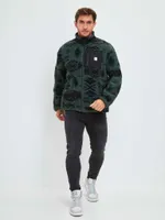 Толстовка Kefirmaykifer Флисовая Zip зеленая