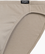 Мужские трусы слипы мини Atlantic, набор из 2 шт., пима хлопок, бежевые, Basic 2BMP-014