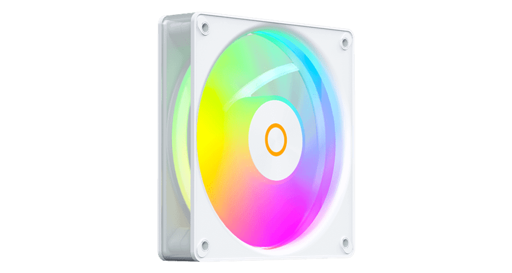 Вентилятор для корпуса Ocypus Gamma F12 Elite WH ARGB REVERSE BLADE 1x(120x120x25mm) Белый