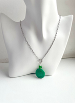 Комплект украшений из муранского стекла: колье, серьги