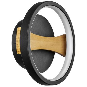 Бра 9W 3000K 723627 черный/дерево Lodi Lightstar