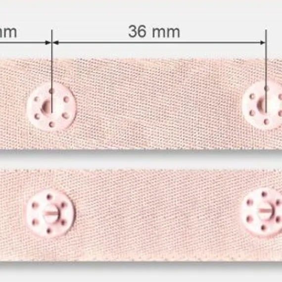 Кнопки на ленте темно-телесные, Arta-F
