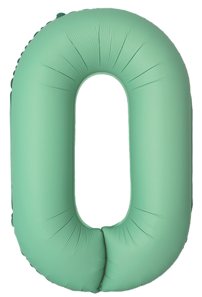 FM (40&#39;&#39;/102 см) Цифра, 0 Slim, Мятный, Матовый, 1 шт. в уп.