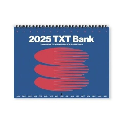 товары TXT - TXT BANK 2025 SEASON'S GREETINGS OFFICIAL MD WALL CALENDAR