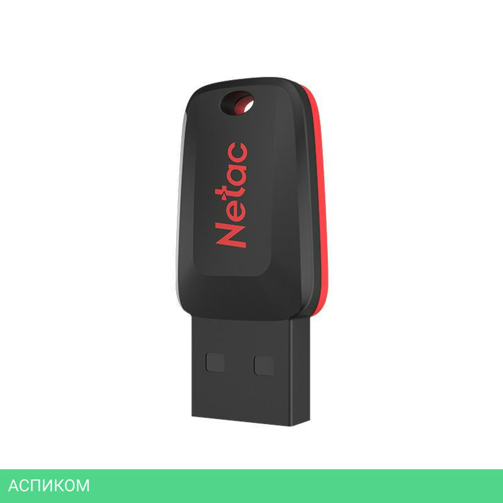 USB Flash-накопитель Netac U197 8Gb черный/красный (NT03U197N-008G-20BK)
