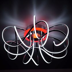 Citilux Джемини Смарт CL229A161E RGB Умная люстра Хром