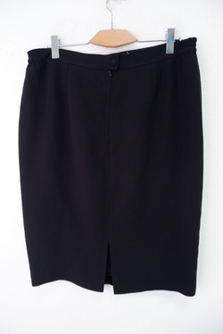 Юбка базовая черная 56 размер