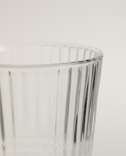 Zara Home стакан из стекла, цвет прозрачный, 10 см · 6289/401