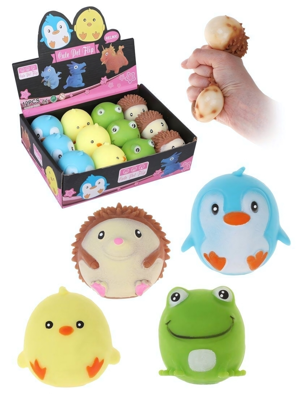 Игрушка-антистресс "Зверята" в ассорт. 201026608