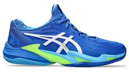 Мужские кроссовки теннисные Asics Court FF 3 Novak Clay - tuna blue/white