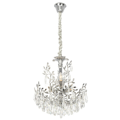 Citilux RITZ CL310061 Люстра хрустальная подвесная Хром