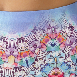 Женская теннисная юбка Lucky in Love Long Medallion Scalopp Skirt Special Edition Women - Light Blue, Multicoloured