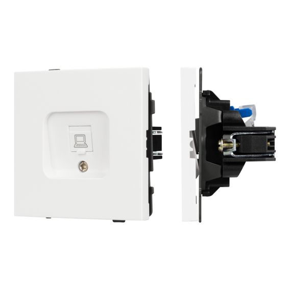 Механизм компьютерной розетки SCT-TENDO-MPC1-SFPL-WH (RJ-45, CAT6) Arlight 054594