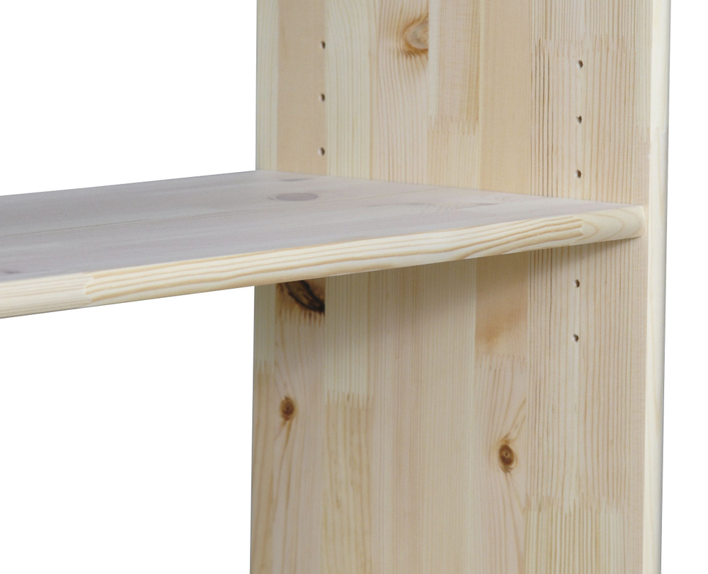 Стеллаж Денвер деревянный 4 полки