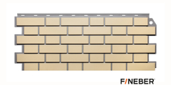Фасадные панели Fineber  Кирпич клинкерный Жёлтый