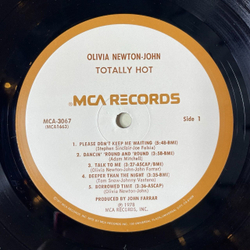Винтажная виниловая пластинка LP Olivia Newton John Totally Hot (USA 1978)