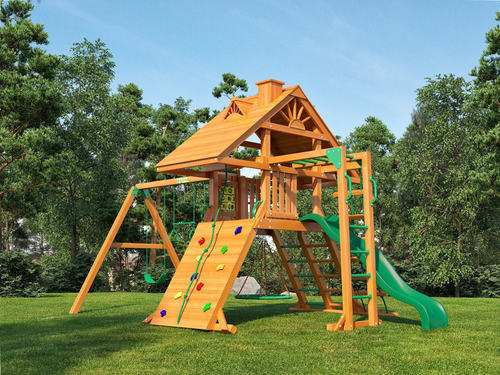 Детская игровая площадка Крепость с рукоходом