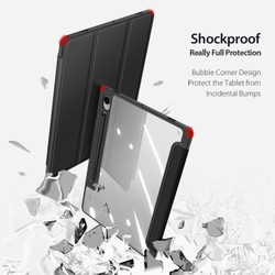Чехол книжка черного цвета для Samsung Galaxy Tab S10 Lite, Tab S10 FE, Tab S9, Tab S9 FE, серия Toby Series Case от Dux Ducis